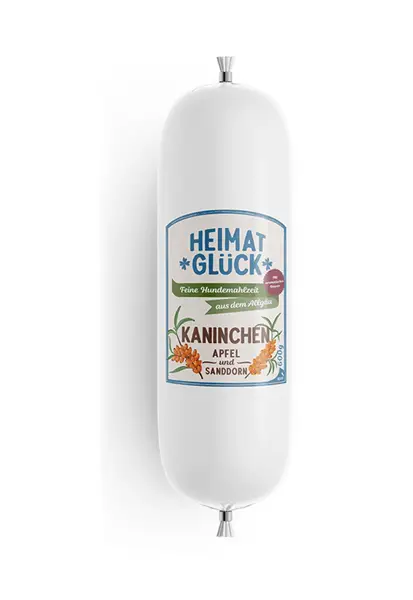 Heimatglück Kaninchen mit Apfel